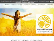 Tablet Screenshot of energie-psycho.com